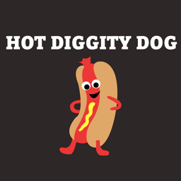 Hot Diggity Dog logo.